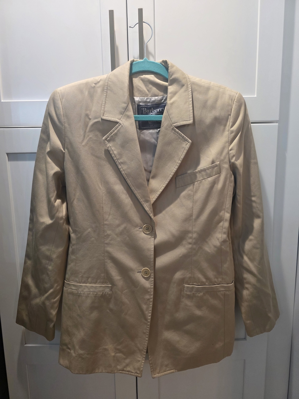 Vintagr Burberry Classic Beige Women’s Blazer Jacket